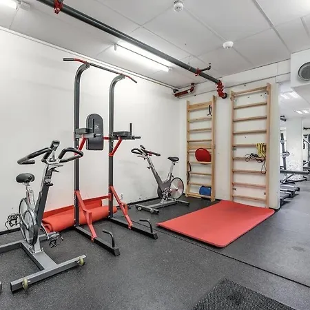 Demims Centre -- Ahus&snø&parking Appartement *